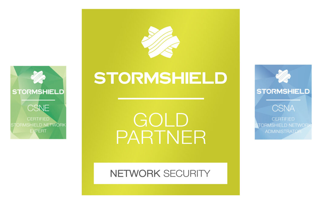 Certification Stormshield Gold Partner Network Security